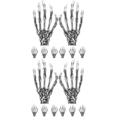£6.89 • Buy  8 Pcs Skeleton Hands Halloween Skeleton Hand Decor Props For Halloween Haunted