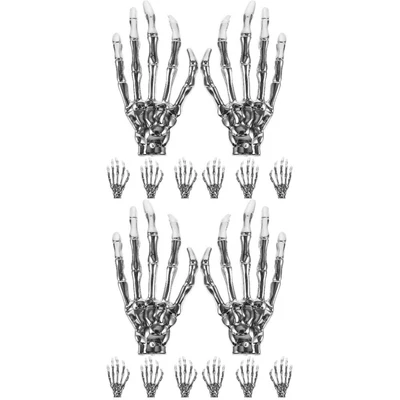 £6.89 • Buy  8 Pcs Skeleton Hands Halloween Skeleton Hand Decor Props For Halloween Haunted