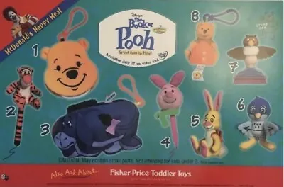 #1 Winnie The Pooh Message Pad McDonalds Happy Meal Toy Book Of Pooh Sealed 2001 • $5