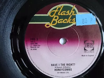 £0.99 • Buy Honeycombs - Have I The Right? 1979 7  Vinyl Single. Fbs 3.