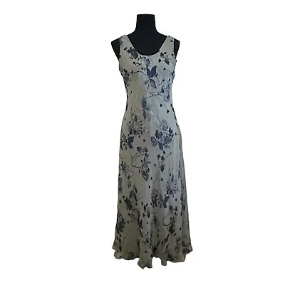 Vintage 100% Silk Floral Ankle Length INC Dress • $35.97