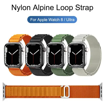 $21.97 • Buy Nylon Alpine Loop Band Strap For Apple Watch Series 8 7 Ultra 6 5 40/41/45/49mm