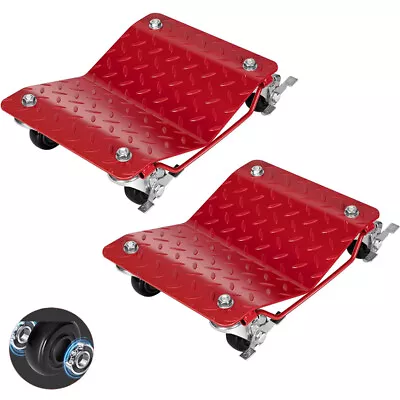 Upgraded Car Dolly Wheel Tire Dolly 2x Heavy Duty Skate Auto Repair Dolly 6000LB • $59.99