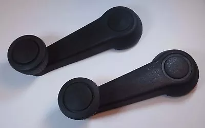 1980-1991 Vw Vanagon Black Window Crank Handle Winder Set Of 2 (pair) Left Right • $9.85