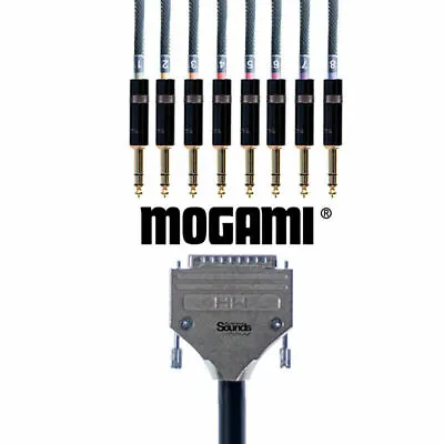 £75 • Buy Mogami D-Sub TRS Gold & Neutrik DB25 ▶︎ TRS Multicore Snake Loom Analog Tascam