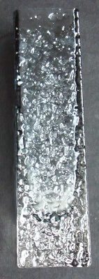 £75 • Buy Whitefriars Glass Nailhead Vase Pewter Geoffrey Baxter 9683 Mid Century Modern