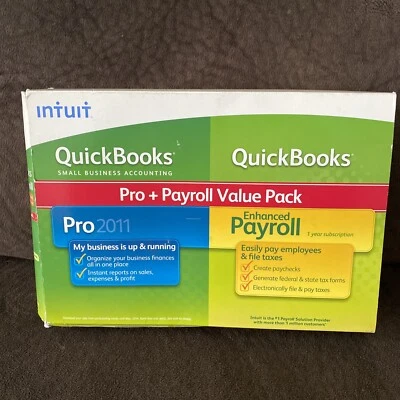 $249.98 • Buy Intuit Quickbooks Pro 2011 PLUS Enhanced Payroll - Windows Product Key Included