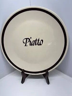 Nelson McCoy 70's Piatto Plate Italian Stoneware • $8