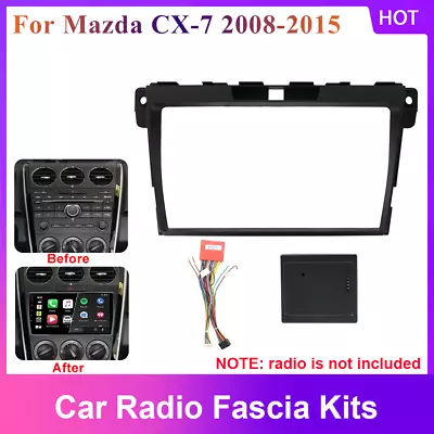 2din For MAZDA CX-7 CX7 2008-2015 Car Stereo Radio Fascia Plate Panel Frame Kits • $53.27