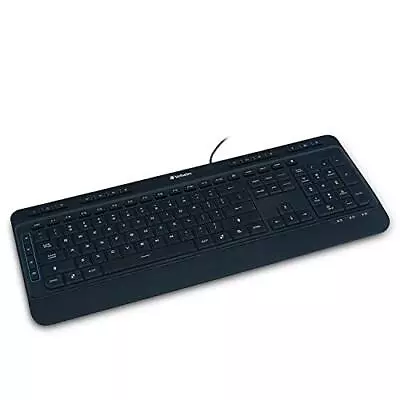 Verbatim Illuminated Wired Keyboard (ver99789) • $36.38