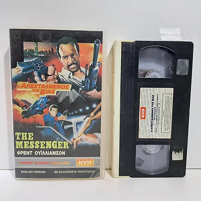 VHS TAPE The Messenger 1986 Messenger Of Death GREEK SUBS PAL Fred Williamson • $11.99