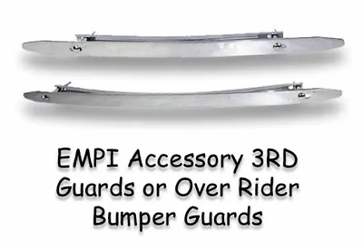 Vw Type 1 Bug Accessory Empi Bumper 3rd Guard Impact Overriders Stainless Steel • $165