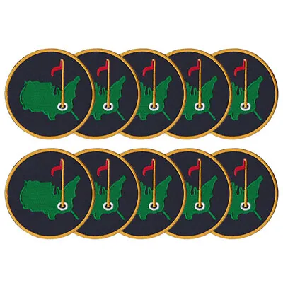 10 Pcs Masters Golf Agusta Size 3.0 X3.0  Sew Embroidered Iron On Patch Souvenir • $19.95