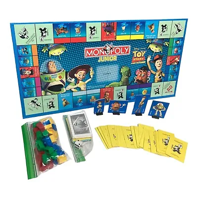 2002 Toy Story Monopoly Junior Board Game Parker Brother Complete Free Shipping! • $16.99