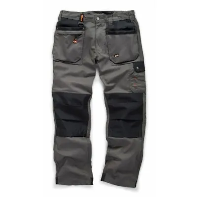 £23.99 • Buy Scruffs WORKER PLUS Graphite Grey Work Trousers Holster Pockets 32 Waist Regular