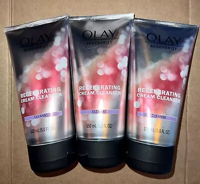 Olay Regenerist Regenerating Cream  Cleanser Vitamins 5 Fl Oz - 3 Pack • $32.99