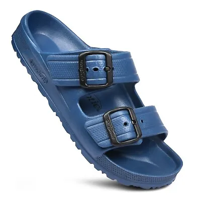 Aerothotic Mens Comfortable Casual Straps EVA Adjustable Buckle Slides Sandals • $35