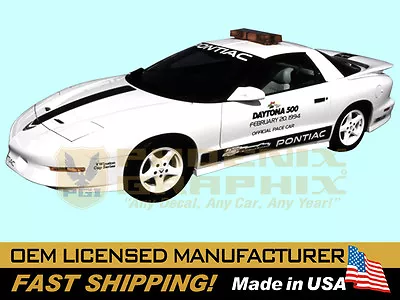 1994 Trans Am 25th Anniversary Pace Car Daytona 500 NASCAR Door Decal Stripe Kit • $199