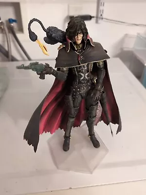 Play Arts Kai Space Captain Harlock Action Figure • $50