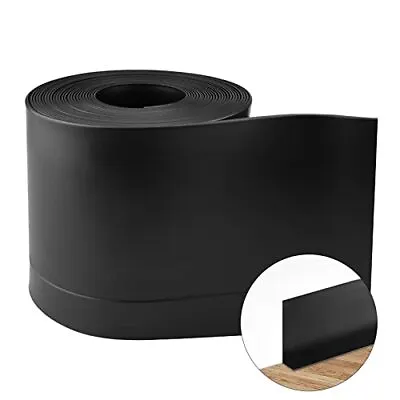 Vinyl Wall Base 4 Vinyl Baseboard Molding Flexible Vinyl Floor Base With 1 Cre • $30.29