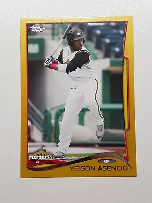 2014 Topps Pro Debut Gold /50 Yeison Asencio 218 San Antonio Missions • $4.25