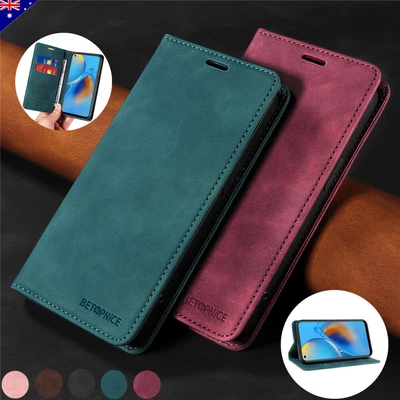 $12.59 • Buy For OPPO A54 A74 A16 A96 A17 A57 A78 A98 Reno 8 Case Leather Flip Wallet Cover