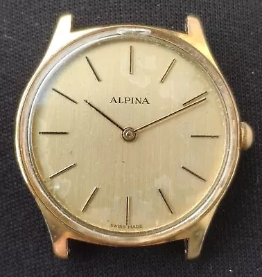 Lovely Men's Alpina Hand-winding Watch Peseux 7040 For Repair • $82.75