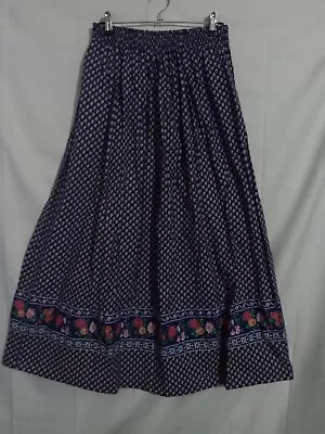 Vintage Vera Bradley Indiana Retired Cottage Core Royal Pattern Floral Skirt USA • $100