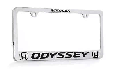 Honda Odyssey Wordmark Chrome Plated Zinc License Plate Frame Holder 2 Hole • $41.95