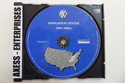 2004 2005 Volkswagen VW Touareg Navigation CD Ver ©2003 Map # 6: IN KY OH TN VW • $45