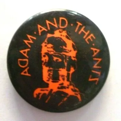 Adam And The Ants 1970s/80s Original Pin Badge British New Wave Post Punk • £3.20