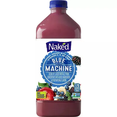 4 Bottles 64 Fl Oz/bottle Naked Blue Machine Boosted Juice Smoothie • $98