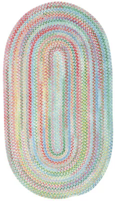 $84 • Buy Capel Rugs Soft Cotton Chenille Country Braided Rug~Baby's Breath~440~Blue Bell