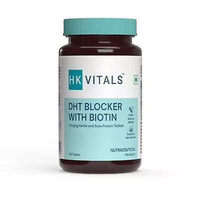 HealthKart HK Vitals DHT Blocker With Biotin Stinging Nettle  Pack Of 60 Tablet • $29
