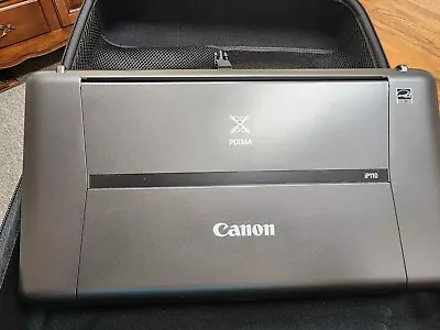 Canon Pixma IP110 Mobile Printer With Case • $45