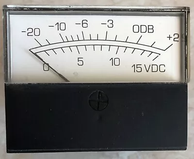 Panel Meter: Modutec 0 – 1 MA Displays DB & Voltage 2-1/4”h X 1-3/4”w • $3.75