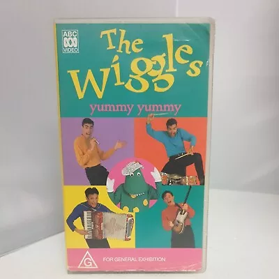 THE WIGGLES YUMMY YUMMY VHS ABC VIDEO 1994 VILLAGE ROADSHOW Not DVD • $18.90