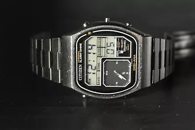 Vintage Citizen Alarm Chime Digi-ana 41-9516 Mans Watch • $100