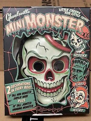 $39.95 • Buy Ghoulsville Crazy Bones Halloween Mask Retro-A-Go-Go New Mini Monster
