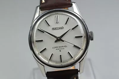 [Exc+5] SEIKO LORD MARVEL 36000 5740-8000 Self Winding Silver Men's Watch JAPAN • $399