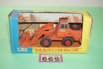 Matchbox Kingsize Hatra Tractor Shovel King No K - 3 • £19.99