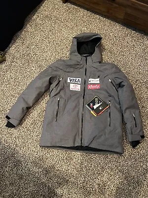 U.S. Ski Team Spyder Jacket GoreTex Grey Men's XL NWT • $250