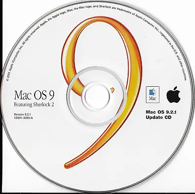 Retail Apple Mac OS 9 ( 9.2.1 UPDATE CD)  2001 • $15.99
