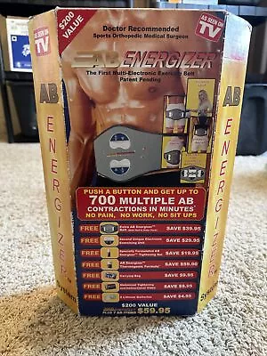 AB Energizer Multi Electronic Exercise Belt Complete Ab System New Open Box • $29.99