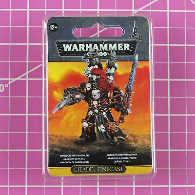 Warhammer 40K Abaddon The Despoiler NIB Finecast - OOP - Games Workshop Chaos • $58.95