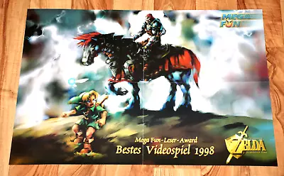 1998 The Legend Of Zelda Ocarina Of Time / Silent Hill Konami Vintage Poster • $170.96