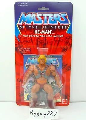 MOTU Commemorative He-Man MISB Sealed Box MOC Masters Of The Universe  • $100