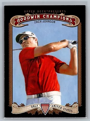 2012 Upper Deck Goodwin Champions Zach Johnson #46 • $4.39