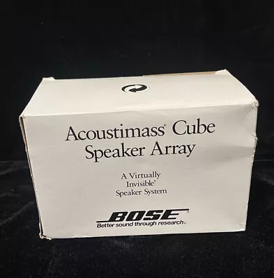 Brand New Bose Lifestyle Acoustimass Double Cube System Speaker RARE VINTAGE • $89