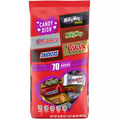 Mar Chocolate Valentine'S Candy - 70 Piece Assorted Bag • $14.41